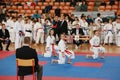 Leskovac, Serbia Srbija November 25 INTERNATIONAL KARATE IPPON OPEN 2018 : Karate kids sports competitions in sport hall, in Le