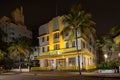 Leslie Hotel government ordered shut down Coronavirus Covid 19 Miami Beach Royalty Free Stock Photo