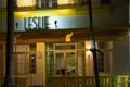 Leslie Hotel Miami Beach night photo