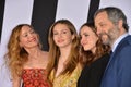 Leslie Mann, Maude Apatow, Iris Apatow & Judd Apatow