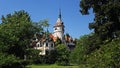 Lesna castle , Zlin , Czech republic Royalty Free Stock Photo