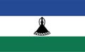 Lesotho flag vector.Illustartion of Lesotho flag