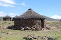 Lesotho hut Royalty Free Stock Photo