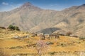 Lesotho traditional house - Basotho huts