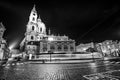 Lesser Town in Prague by night Royalty Free Stock Photo