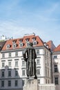 Lessing Denkmal statue in Judenplatz in Vienna