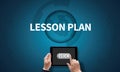 LESSON PLAN Royalty Free Stock Photo