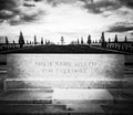 Lest We Forget - war cemetery in France