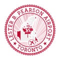 Lester B. Pearson Airport Toronto stamp.