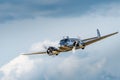 Leszno, Poland - June, 17, 2022: Antidotum Airshow Leszno, C-45H Beechcraft, twin-engine airliner intended for military use.