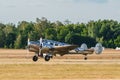 Leszno, Poland - June, 17, 2022: Antidotum Airshow Leszno, C-45H Beechcraft, twin-engine airliner intended for military use.