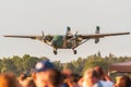 Leszno, Poland - June, 17, 2022: Antidotum Airshow Leszno, Pzl M28 Skytruck, passenger transport plane. Royalty Free Stock Photo