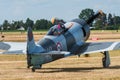 Leszno, Poland - June, 17, 2022: Antidotum Airshow Leszno, Yak-3 Soviet World War II fighter plane.