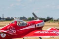 Leszno, Poland - June, 17, 2022: Antidotum Airshow Leszno, Zelazny Aerobatic Team, Zlin 50LS. After a safe landing at the airport
