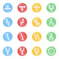 Pack of Pointing Arrows Flat Icons