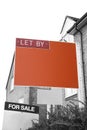 LET BY Estate Agent Sign