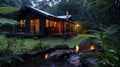 Let the gentle murmur of a babbling brook lull you to sleep at Babbling Brook Bungalow a serene escape nestled in the