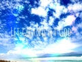 Let go and let God, clouds and sea photographed in Cape Town South Africa