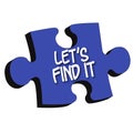 Let's Find It 3D Puzzle Piece