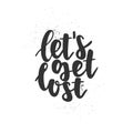 Let`s get lost Royalty Free Stock Photo
