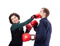 Let's get ready to rumble Royalty Free Stock Photo