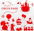 Let's go to circus park Royalty Free Stock Photo
