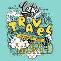 Let's travel around the world Royalty Free Stock Photo