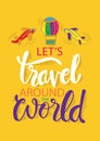 Let`s travel around the world. Royalty Free Stock Photo