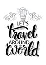 Let`s travel around the world. Royalty Free Stock Photo