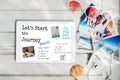 Let's Start The Journey Travel Concept Royalty Free Stock Photo