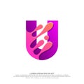 Leter U Vector Abstract Logo Design Elements