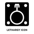 Lethargy icon vector isolated on white background, logo concept