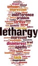 Lethargy word cloud