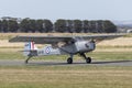 Former Royal Australian Air Force RAAF Taylorcraft Auster Mk.3 single engine light aircraft VH-MHT A11-49.