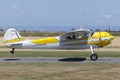 Vintage 1953 Cessna 195B Businessliner aircraft VH-VLD. Royalty Free Stock Photo