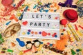 Lets Party Royalty Free Stock Photo