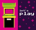 Lets play arcade Royalty Free Stock Photo