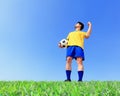 Lets play soccer now Royalty Free Stock Photo