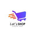 lets shopping logo design template. shop icon designs