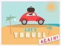 Lets travel again Royalty Free Stock Photo