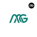 Letter AAG Monogram Logo Design Royalty Free Stock Photo