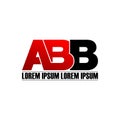 Letter ABB simple monogram logo icon design. Royalty Free Stock Photo