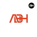 Letter ABH Monogram Logo Design