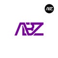 Letter ABZ Monogram Logo Design Royalty Free Stock Photo