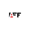 Letter AFF combination for company design logo branding letter element