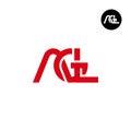 Letter AGL Monogram Logo Design