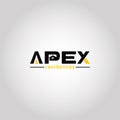 Letter APEX real estate logo