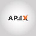 Letter APEX real estate logo