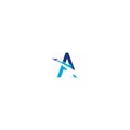 A Letter Arrow Plane Logo Inspirations