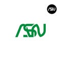 Letter ASN Monogram Logo Design